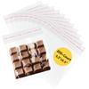 Yeaban 5.5"x5.5" Clear Self-Sealing Cellophane Bags, Resealable Treat Bags for Candy Snack Cookies Baked Food and Party Favors, 200-Count view 1