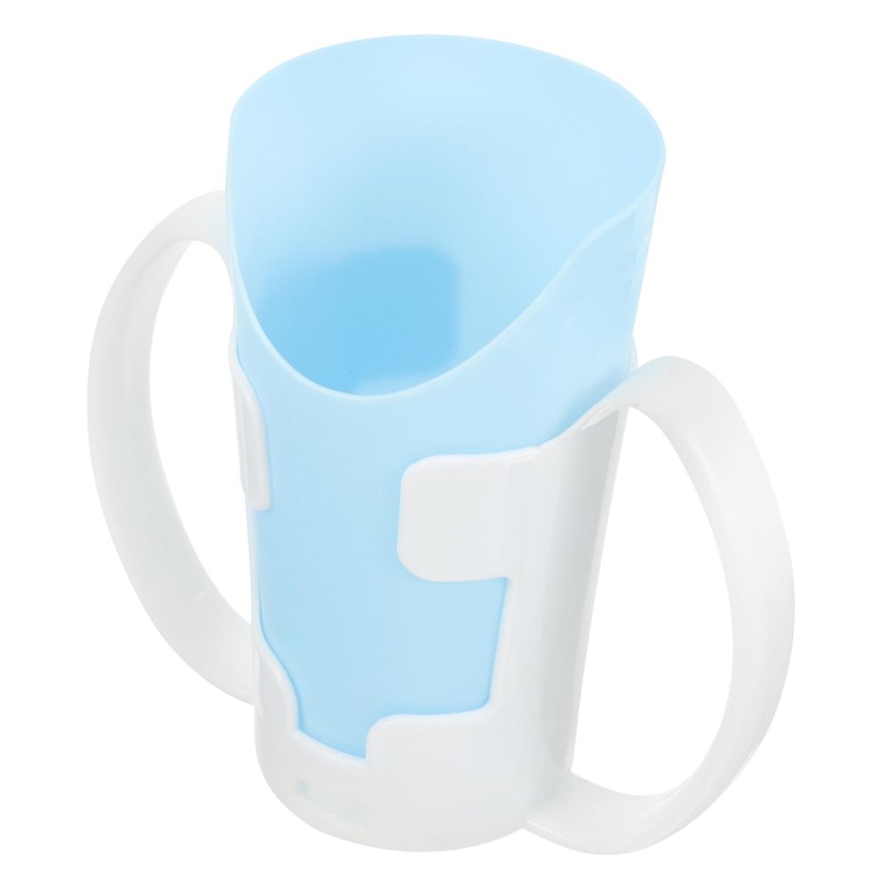 ORFOFE Unbreakable Drinking for Elderly and Disabled Inclined Mouth for Easy Drinking Lightweight and Convenient for Daily Use