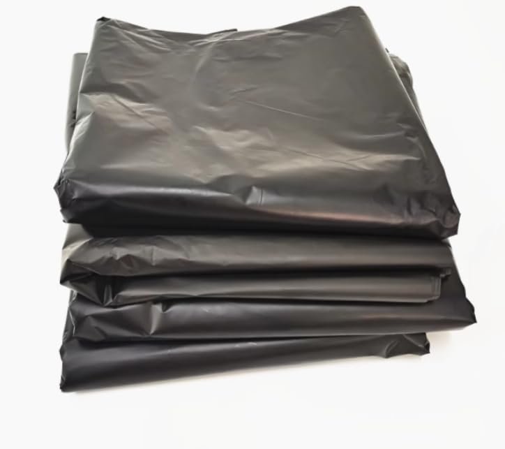 10 Pack Black ESD Anti-static Trash Bag for Clean Room | Static Control, Flat-mouth (Flat Opening) Anti static Bag for Garbage Disposal (Black,40L 0.05x680x780mm)