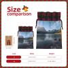 WEFFGDCFG Christmas Drawstring Gift Bags - Glacier National Park - Xmas Santa Sacks Bags, Candy Bag, Present Wrapping Bag, Christmas Ornaments, New Year, Holiday Party Goodies view 4