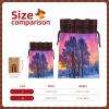 WEFFGDCFG Christmas Drawstring Gift Bags - Winter - Xmas Santa Sacks Bags, Candy Bag, Present Wrapping Bag, Christmas Ornaments, New Year, Holiday Party Goodies view 4