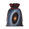WEFFGDCFG Christmas Drawstring Gift Bags - Galaxy - Xmas Santa Sacks Bags, Candy Bag, Present Wrapping Bag, Christmas Ornaments, New Year, Holiday Party Goodies view 2