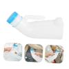 TOVINANNA 2pcs Dark Urinal Storage Bottle Portable Urine Jar for Men Urinal Leakproof Lid Pe Material Easy to Clean view 3
