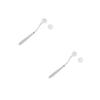 FOMIYES 2pcs Silver Massage Hammer Meridian Roller Tool for Relief and Muscle Tension Portable Massaging for Home and Travel view 1