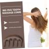 FOMIYES 3pcs Thickened Sandalwood Massage Comb for Scalp Relaxation and Care Wide Tooth Detangler for and Circulation view 2
