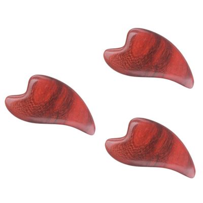 NOLITOY 3pcs Scalp Massager and Guasha Tool Scraping Board Wooden Massaging Plate