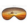 Sleep Mask,Eye Mask for Women and Men Eye Masks for Sleep Aircraft Plane at Sunset Printedfor Travel & Sleep Lightweight Adjustable Shoulder Straps view 2