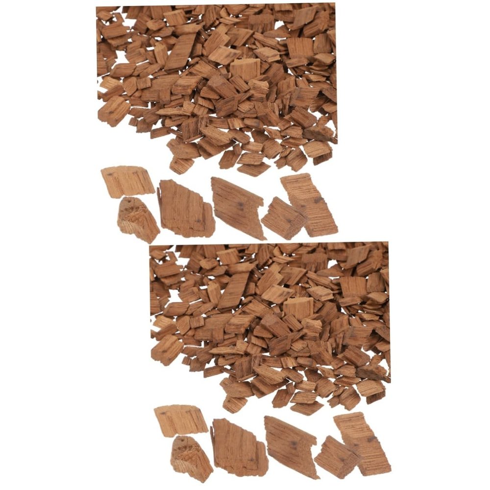 BIUDECO 2packs Medium French Oak Chips for Wine Making Whiskey Brewing and Spirits Oak Chips for Home Brewing Supplies Wine Flavor and