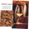 BIUDECO 2packs Medium French Oak Chips for Wine Making Whiskey Brewing and Spirits Oak Chips for Home Brewing Supplies Wine Flavor and view 2