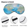 Sleep Mask,Eye Mask for Women and Men Eye Masks for Sleep World Map Printedfor Travel & Sleep Lightweight Adjustable Shoulder Straps view 3