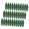 BIUDECO 200pcs Japanese Sushi Plate Decor Bamboo Leaves Mat Green Leaves Decor for Restaurant view 2