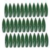 BIUDECO 200pcs Japanese Sushi Plate Decor Bamboo Leaves Mat Green Leaves Decor for Restaurant view 3