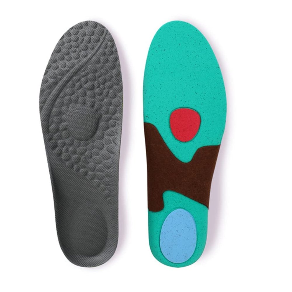 ZUIAI Jogging Marathon Insoles Cushion Light Soft Breathable Deodorant Sole Massage Running Insert Sports Shoes Pad Men Women(41)