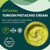 Aroma Imports Turkish Pistachio Cream 13.5 Ounce (383g) | Crunchy Artisinal Turkish Pistachio Paste Nut Butter Spread view 3