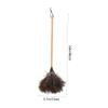 BEBEMOKO 1pc Soft Ostrich Duster Beech Handle for Efficient for Cleaning Furniture Car and More and Easy to Store view 2