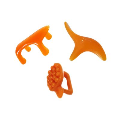 BEBEMOKO 3pcs Resin Massage Scraping Tool Body Massager Plates Dog Turtle and Bird Shapes for Muscle Relief and Headache Relief Durable and Portable Design