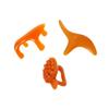 BEBEMOKO 3pcs Resin Massage Scraping Tool Body Massager Plates Dog Turtle and Bird Shapes for Muscle Relief and Headache Relief Durable and Portable Design view 1