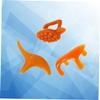 BEBEMOKO 3pcs Resin Massage Scraping Tool Body Massager Plates Dog Turtle and Bird Shapes for Muscle Relief and Headache Relief Durable and Portable Design view 2