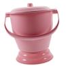 NULYLU Portable Chamber Pot with Lid Handheld Urinal for Elderly Boy Girl Pregnant Women Lightweight and Durable Spittoon for Home Use Easy to Carry Red Design view 1