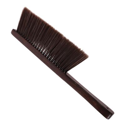 KICHOUSE Handle Wooden Cleaning Brush with Soft Bristles for Efficient Dust Removal from Beds Furniture and Spaces Hand Broom for Home Office and Car Cleaning