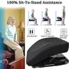 Chair Lift Seat Assist Cushion, Electric Chair Lift Assist Devices for Seniors, Chair Lift Assist for Elderly, Chair Assist for Elderly Sit to Stand, Elderly Lift Assist Devices,Black view 2
