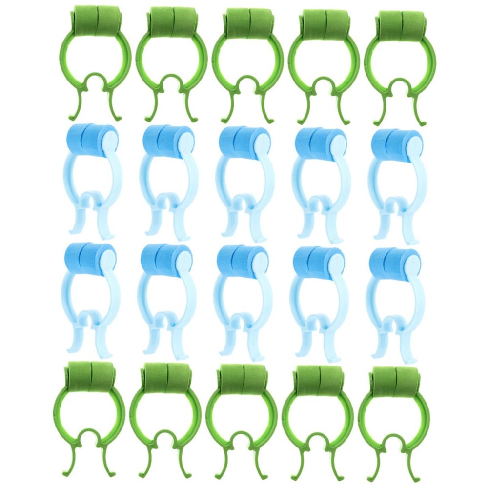 TOBBOMEY 20pcs Portable Nose Stop Clips Ergonomic Nose Correction Clips for Breathing Ease for Daily Use Convenient for Family Sharing for Reading and Watching Tv
