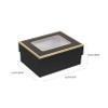 Hoement 4pcs Elegant Boxes Creative Storage Containers for Birthday Parties Jewelry and Festivals and Stylish Packaging view 2