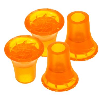 ORFOFE 4pcs Crutch Tips Walking Stick Tips of Nonskid Cane Ends Sturdy Material for Safety