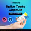 Drink Angel Spike Test Capsule Neon Blue Edition | Clinically Tested Drink Spiking Test Strips | UK Approved & California Compliant | Keyring Capsule with 10 Tests | Nights Out, Clubs, Parties view 2