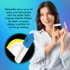 Drink Angel Spike Test Capsule Neon Blue Edition | Clinically Tested Drink Spiking Test Strips | UK Approved & California Compliant | Keyring Capsule with 10 Tests | Nights Out, Clubs, Parties view 3