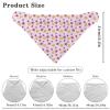 Noprintge 4 Pack Cute Colorful Star Pink Drool Bandana Bibs Adult Gender Neutral Bandana Bibs Drool Bib Soft Absorbent Drooling Snap Bibs Reusable Dining Clothing Protector for Elderly Women Men view 2