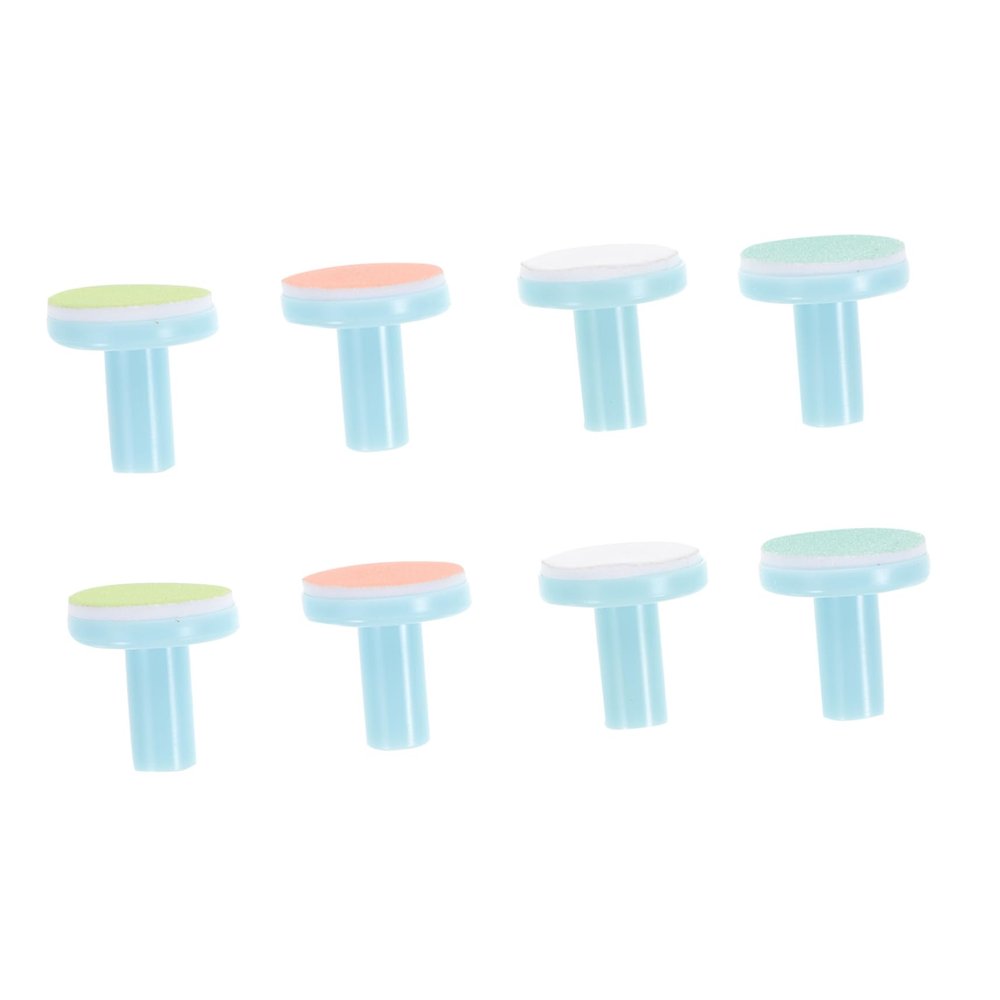 IWOWHERO Baby Nail File Electric Replacement Pads 8pcs Set for Electric Baby Nail Trimmer Non-Slip Design Random