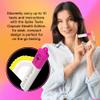 Drink Angel Spike Test Capsule Neon Pink Edition | Clinically Tested Drink Spiking Test Strips | UK Approved & California Compliant | Keyring Capsule with 10 Tests | Nights Out, Clubs, Parties view 3