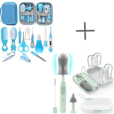 Baby Healthcare and Grooming Kit, Electric Bottle Brush Cleaner Set