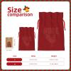 BYOBLU Huge Cock Rooster Holiday Drawstring Gift Bags, Christmas Gift Wrapping Sacks Pouches for Xmas Presents Party Favor (Large Small) view 3