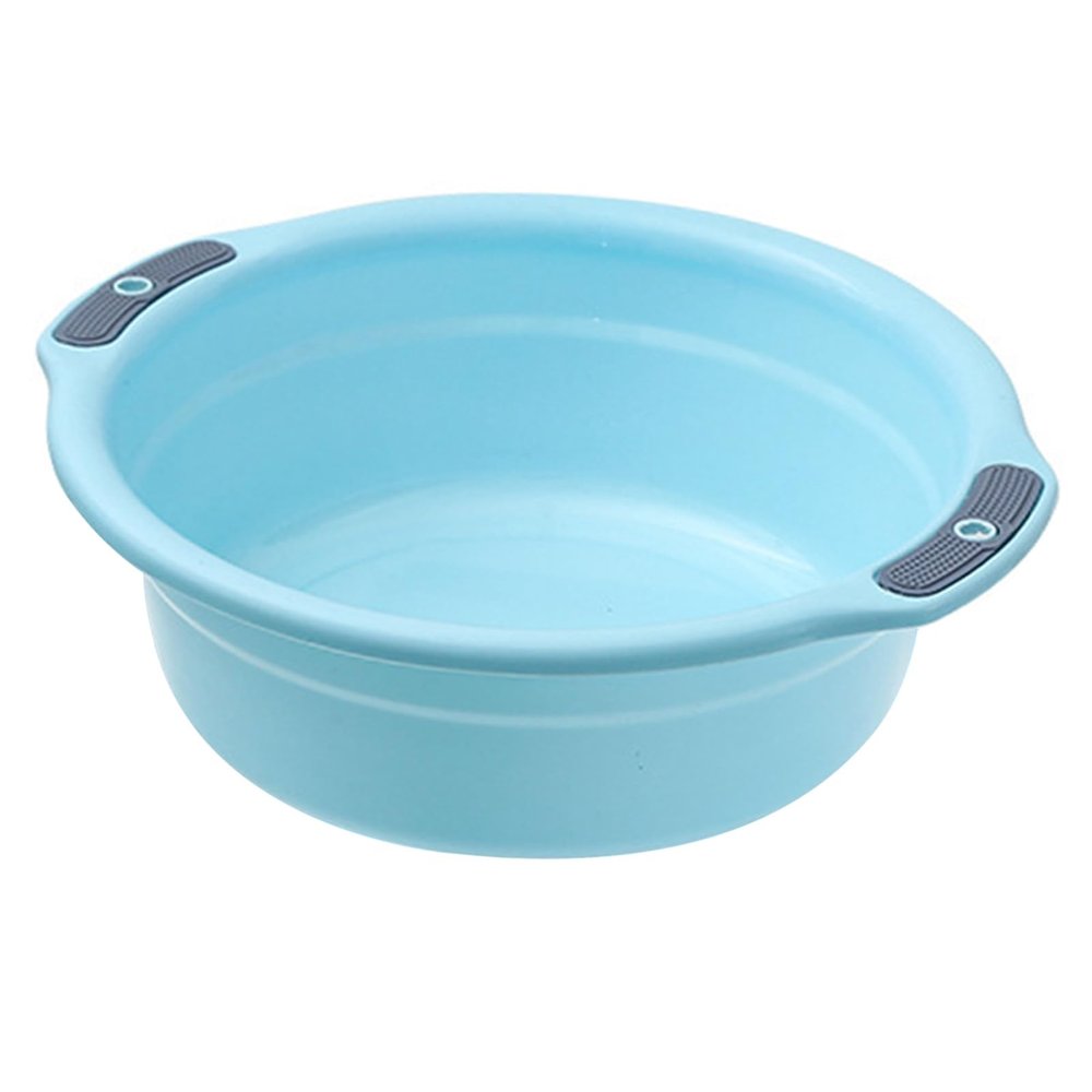 Plastic Thicken Large Capacity Slip Wash Basin for Home Dormitory Clothes Washing (Small)