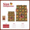 BYOBLU Our Lady of Guadalupe Virgin Mary Holiday Drawstring Gift Bags, Christmas Gift Wrapping Sacks Pouches for Xmas Presents Party Favor (Large Small) view 3