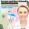 24 Pieces Pill Pouch Bags Zippered Set Reusable Translucent Medicine Organizer Sealing Travel Plastic Bags with Slide Lock for Storage(Light Blue) view 3