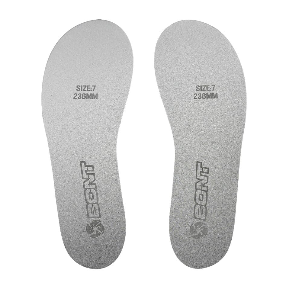 Bont Skates Aluminum Insoles for Custom Roller Skates (Pair) - Build Your Dream Skates! (Size 8)