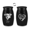 Cring Coco Custom Dog and Cat Cremation Urns for Ashes, Personalized Pet Portrait Memorial Urns, Customizable Pet Name and Photo Keepsake view 1