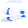 ZUIAI Unisex Silicone Gel Insoles Arch Support Orthotic Insole Plantar Fasciitis Heel Spur(EU 35-37) view 3