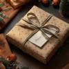 Waterleaf Paper Co. | Monograms - Letter X | 100% Recyclable Kraft Wrapping Paper, Premium Gift Wrap, Sustainable, Minimal-Waste (30" x 10') view 2