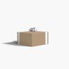 Waterleaf Paper Co. | Monograms - Letter X | 100% Recyclable Kraft Wrapping Paper, Premium Gift Wrap, Sustainable, Minimal-Waste (30" x 10') view 4
