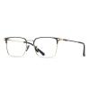 TDWDKE Men's Blue Light Glasses Business Ultra-light Pure Titanium Square Frame Blue Light Blocking Glasses Anti-eye Fatigue Reading Computer Glasses,A view 1