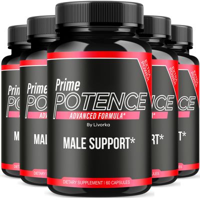 (5 Pack) Prime Potence Capsules, Prime Potence, Prime Potence Pills, Prime Potence Advanced Formula, Official Prime Potence All Natural Pills, Prime Potence Reviews, 300 Capsules for 5 Months