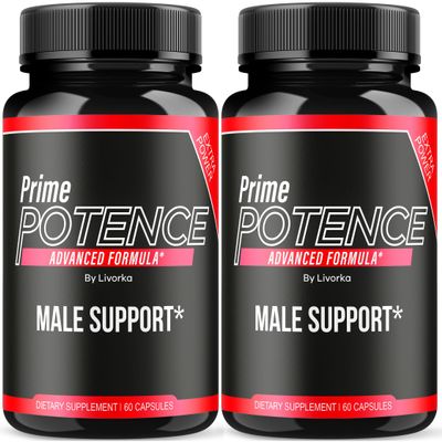 (2 Pack) Prime Potence Capsules, Prime Potence, Prime Potence Pills, Prime Potence Advanced Formula, Official Prime Potence All Natural Pills, Prime Potence Reviews, 120 Capsules for 2 Months