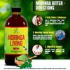 Herb To Body Moringa Bitters Liquid - 16oz, Herbal Blend with Moringa Leaf and Root, Natural Detox and Digestive Bitters for Daily Balance and Vitality view 3