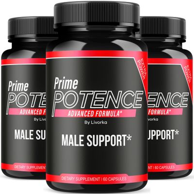 (3 Pack) Prime Potence Capsules, Prime Potence, Prime Potence Pills, Prime Potence Advanced Formula, Official Prime Potence All Natural Pills, Prime Potence Reviews, 180 Capsules for 3 Months
