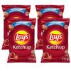 Lay's Ketchup Potato Chips Family Bag; Canadian Chips; For Sharing; 235g/8.28oz (Pack of 4) Shipped from Canada view 1