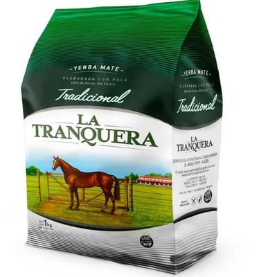 La Tranquera Traditional Yerba Mate 2.2 Lbs - 1 Kg 1000 grams Yerba Mate Tea Loose Leaf Yerba Mate Loose Leaf Yerbamate Seleccion especial Argentina PACK - Authentic and Intense Flavor